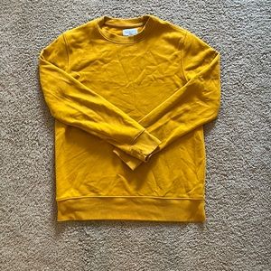 Goodfellow & Co. Mustard Yellow Crewneck Sweatshirt